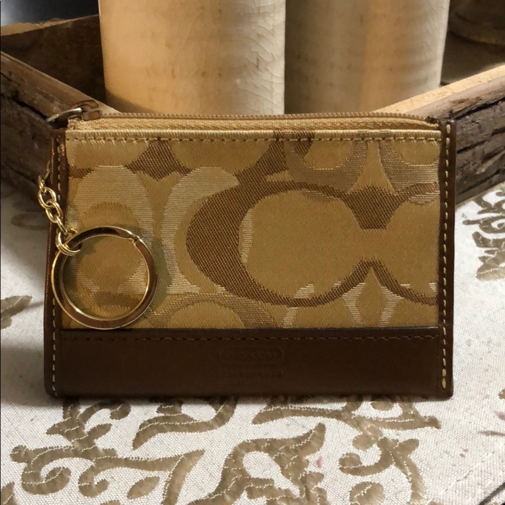 Coach Skinny ID Case W/keychain